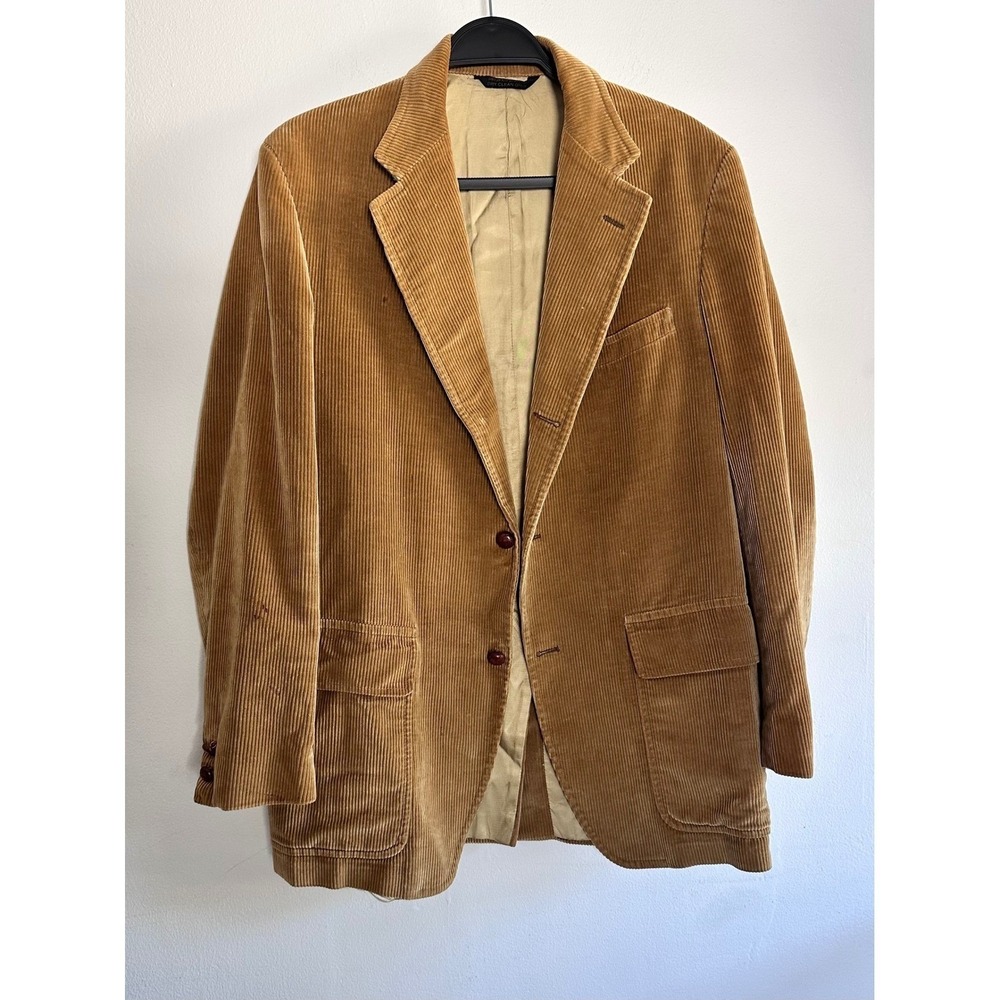 Vintage 70's 80's Abercrombie Corduroy Sport Coat Preppy Retro Streetwear M 40R